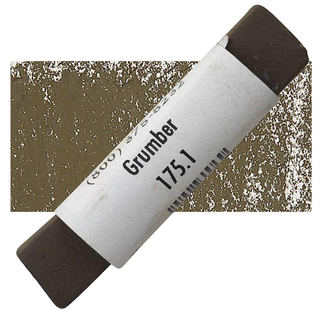 Open in modal - Great American Handmade Pastel - Grumber 1, 175.1 pastel and swatch