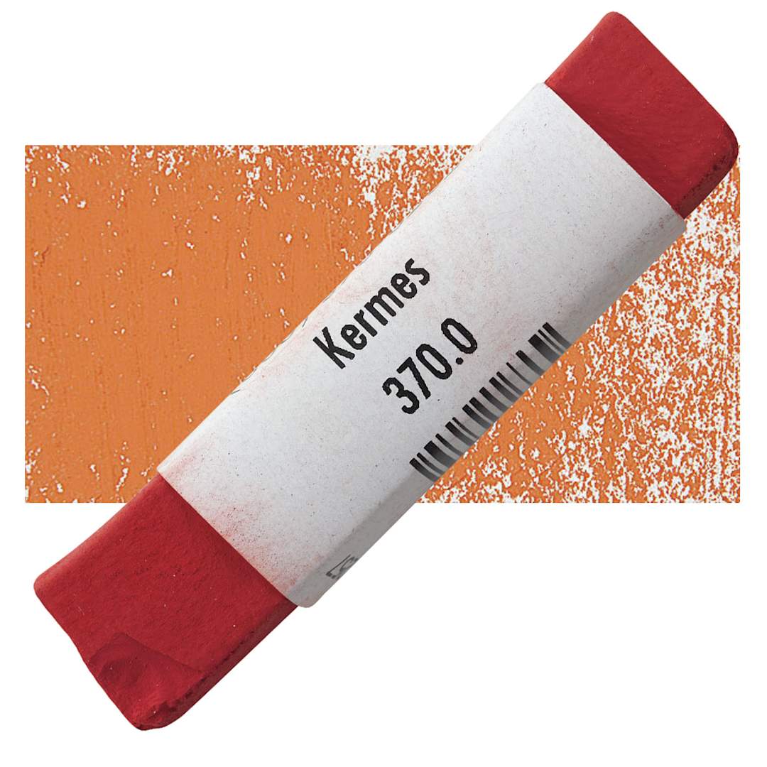 Open in modal - Great American Handmade Pastel - Kermes 0, 370.0 pastel and swatch