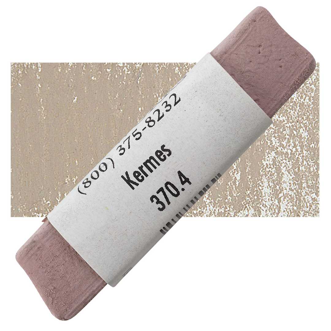 Open in modal - Great American Handmade Pastel - Kermes 4, 370.4 pastel and swatch