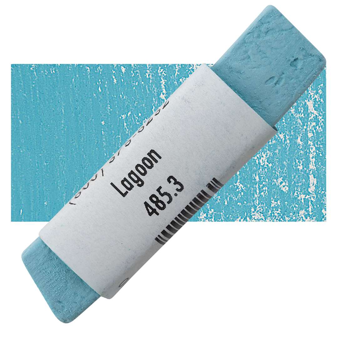 Open in modal - Great American Handmade Pastel - Lagoon 3, 485.3 pastel and swatch