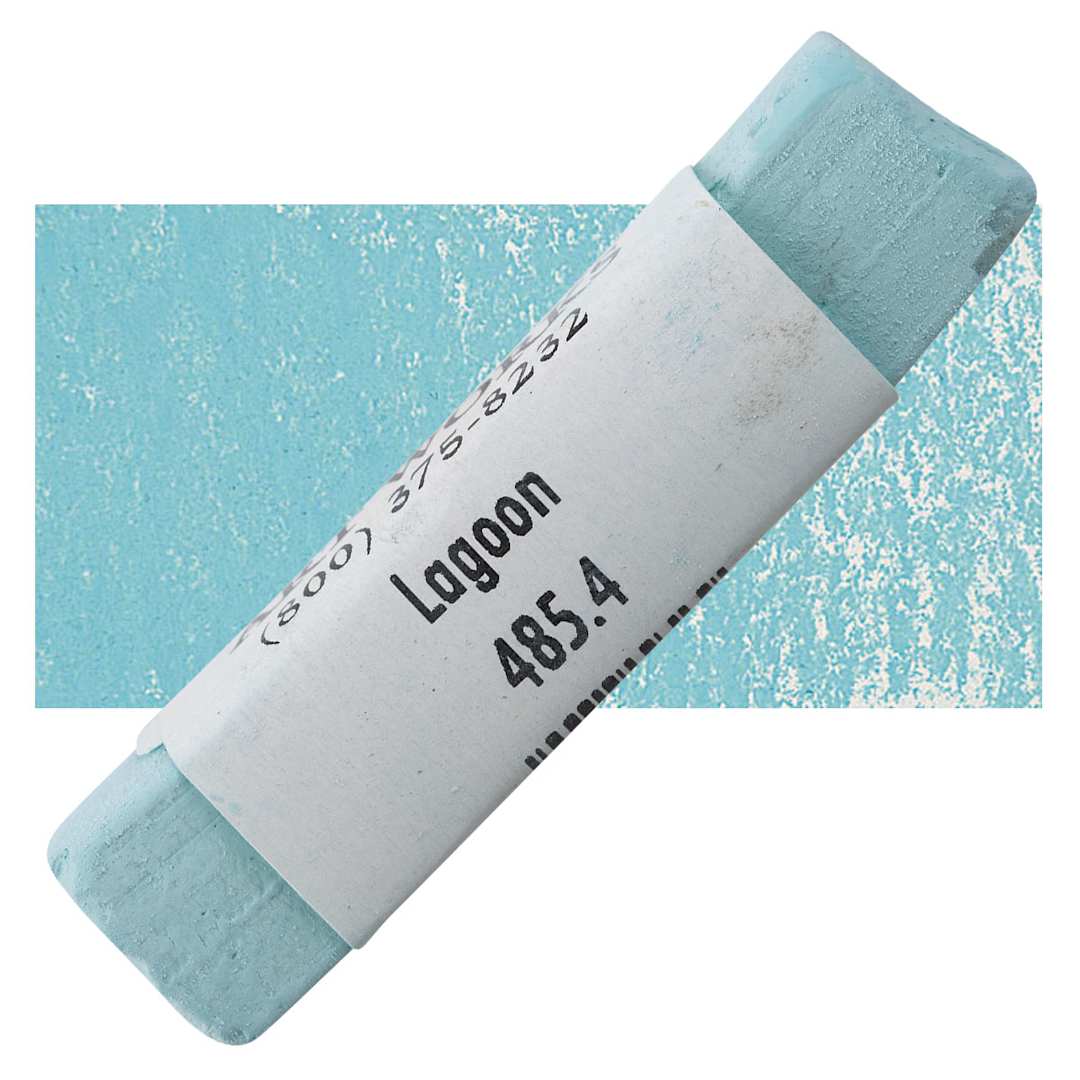 Open in modal - Great American Handmade Pastel - Lagoon 4, 485.4 pastel and swatch