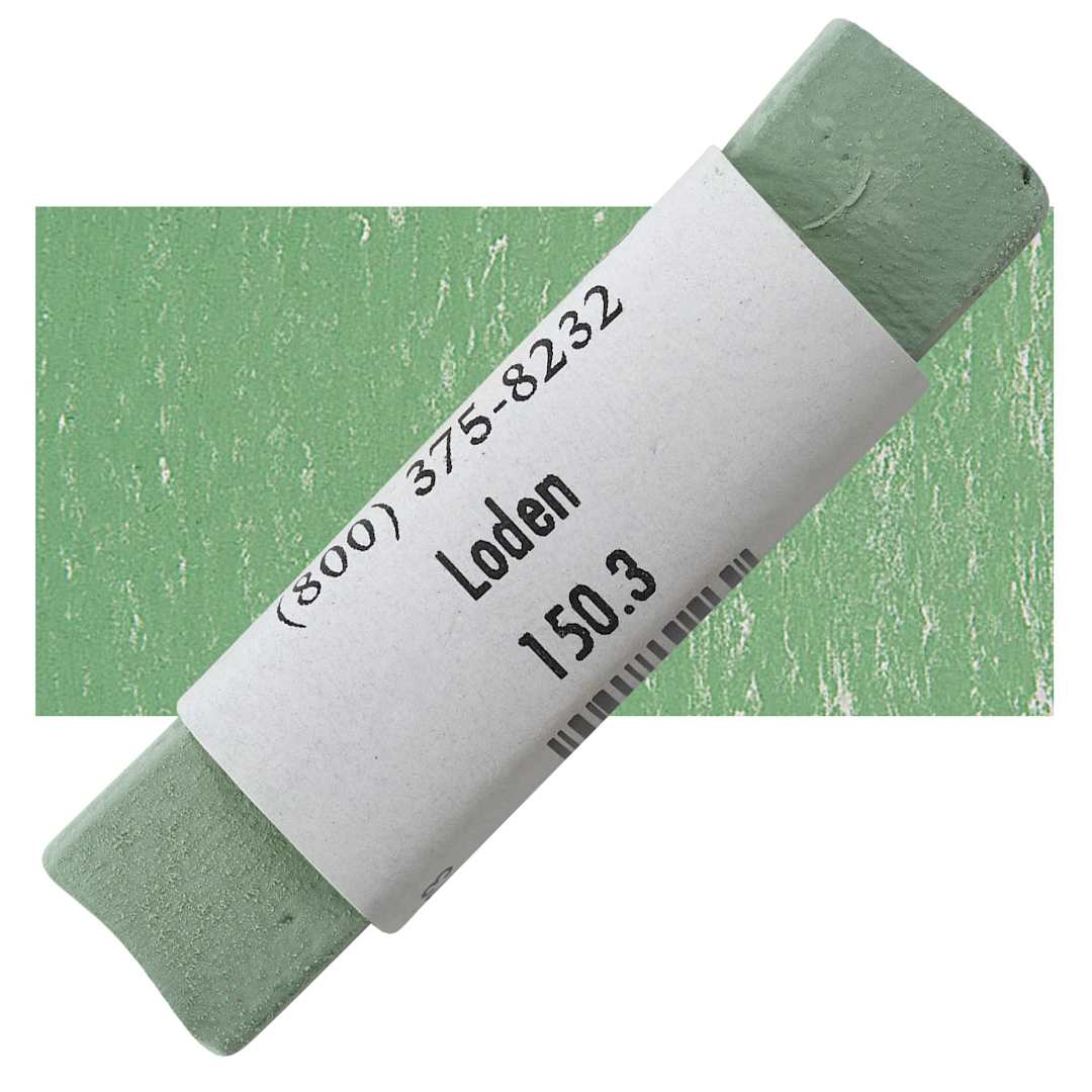 Open in modal - Great American Handmade Pastel - Loden 3, 150.3 pastel and swatch