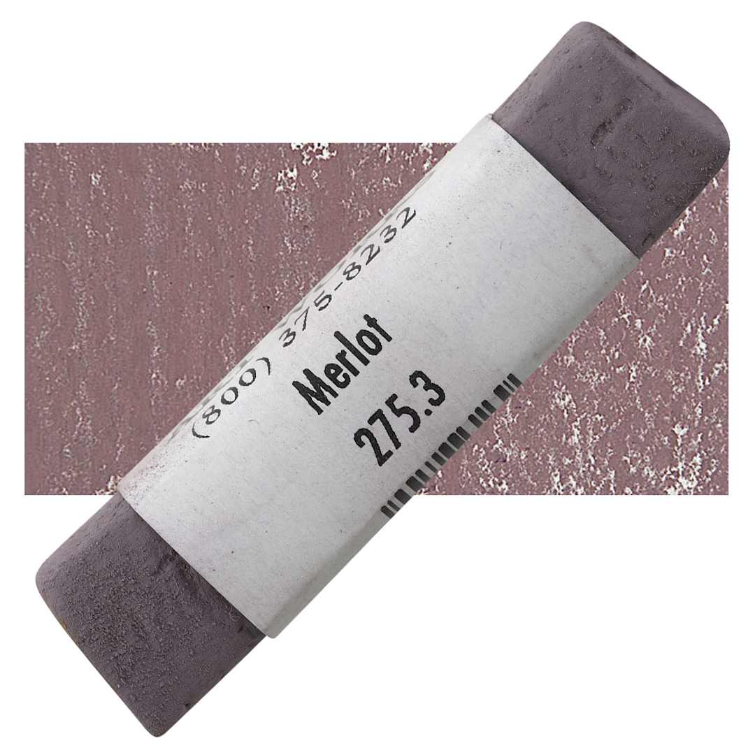 Open in modal - Great American Handmade Pastel - Merlot 3, 275.3 pastel and swatch