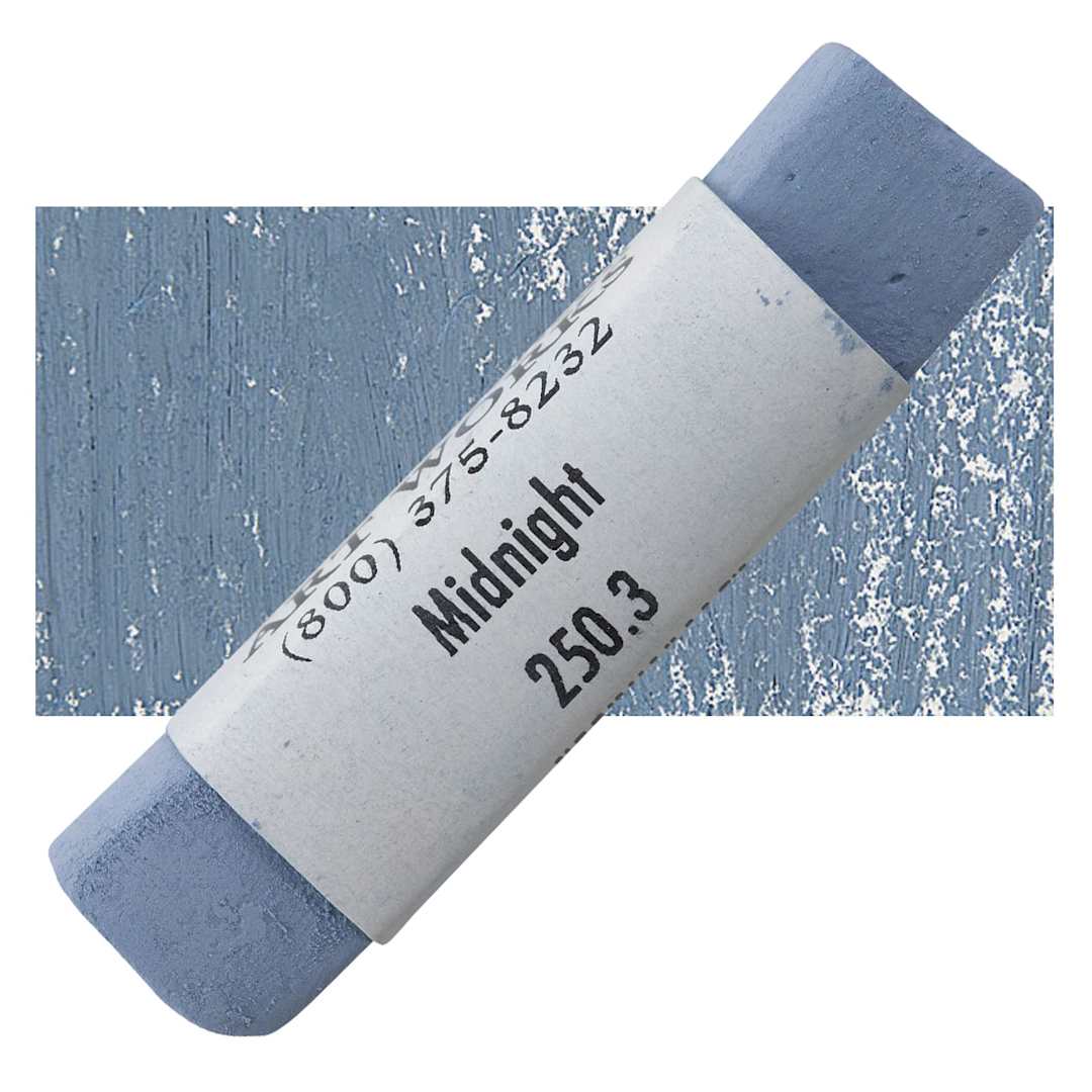 Open in modal - Great American Handmade Pastel - Midnight 3, 250.3 pastel and swatch