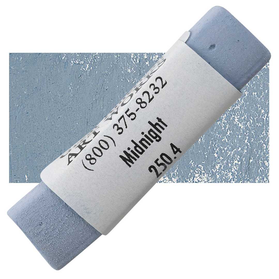 Open in modal - Great American Handmade Pastel - Midnight 4, 250.4 pastel and swatch