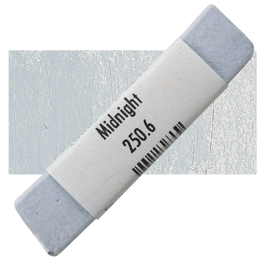 Open in modal - Great American Handmade Pastel - Midnight 6, 250.6 pastel and swatch