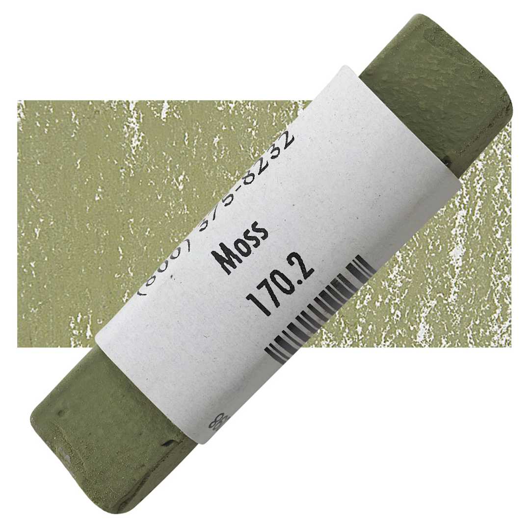 Open in modal - Great American Handmade Pastel - Moss 2, 170.2 pastel and swatch