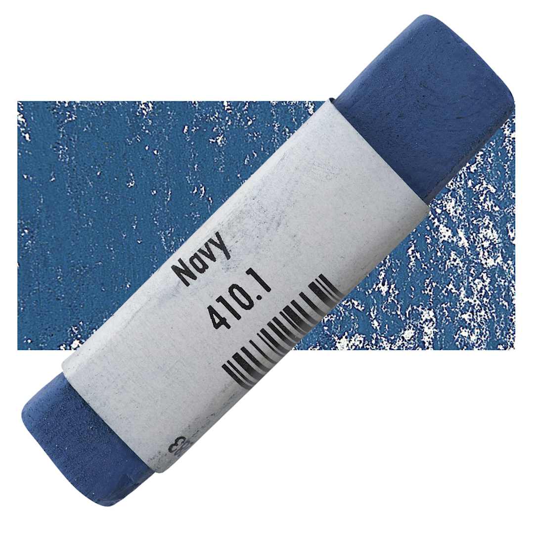 Open in modal - Great American Handmade Pastel - Navy 1, 495.1 pastel and swatch