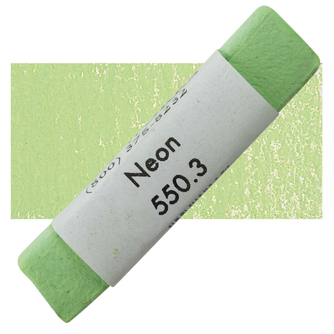 Open in modal - Great American Handmade Pastel - Neon 3, 550.3 pastel and swatch