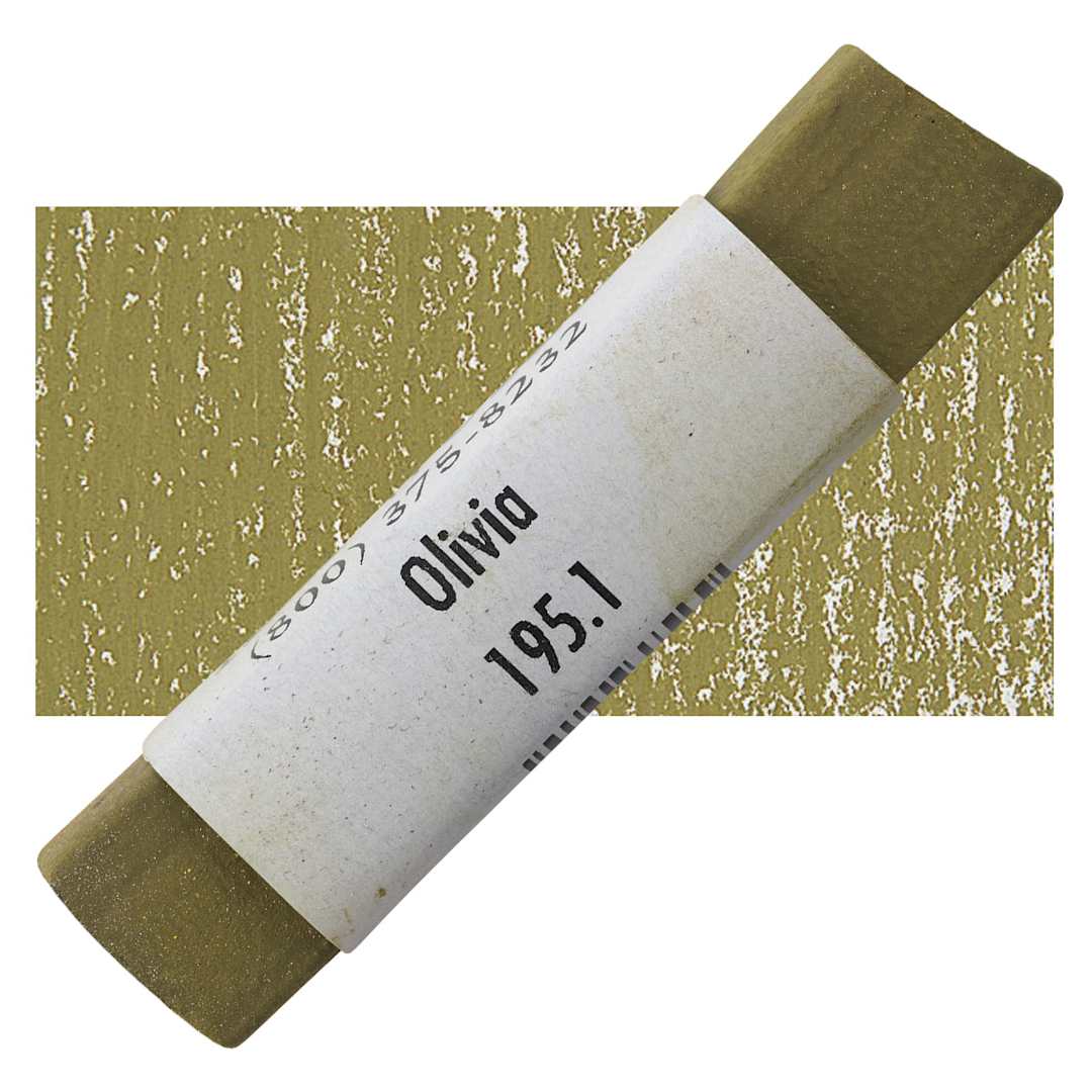 Open in modal - Great American Handmade Pastel - Olivia 1, 195.1 pastel and swatch