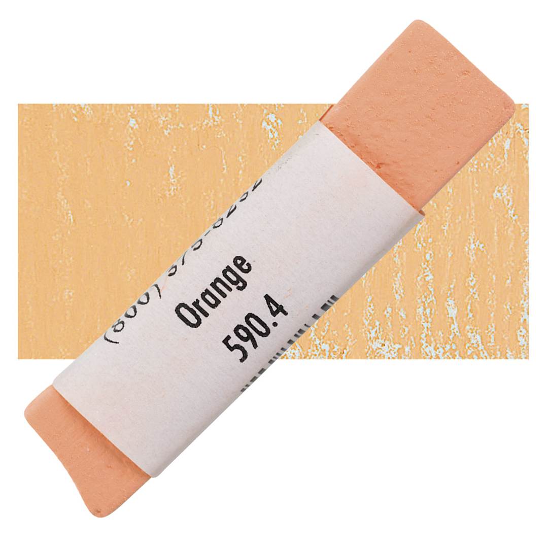 Open in modal - Great American Handmade Pastel - Orange 4, 590.4 pastel and swatch