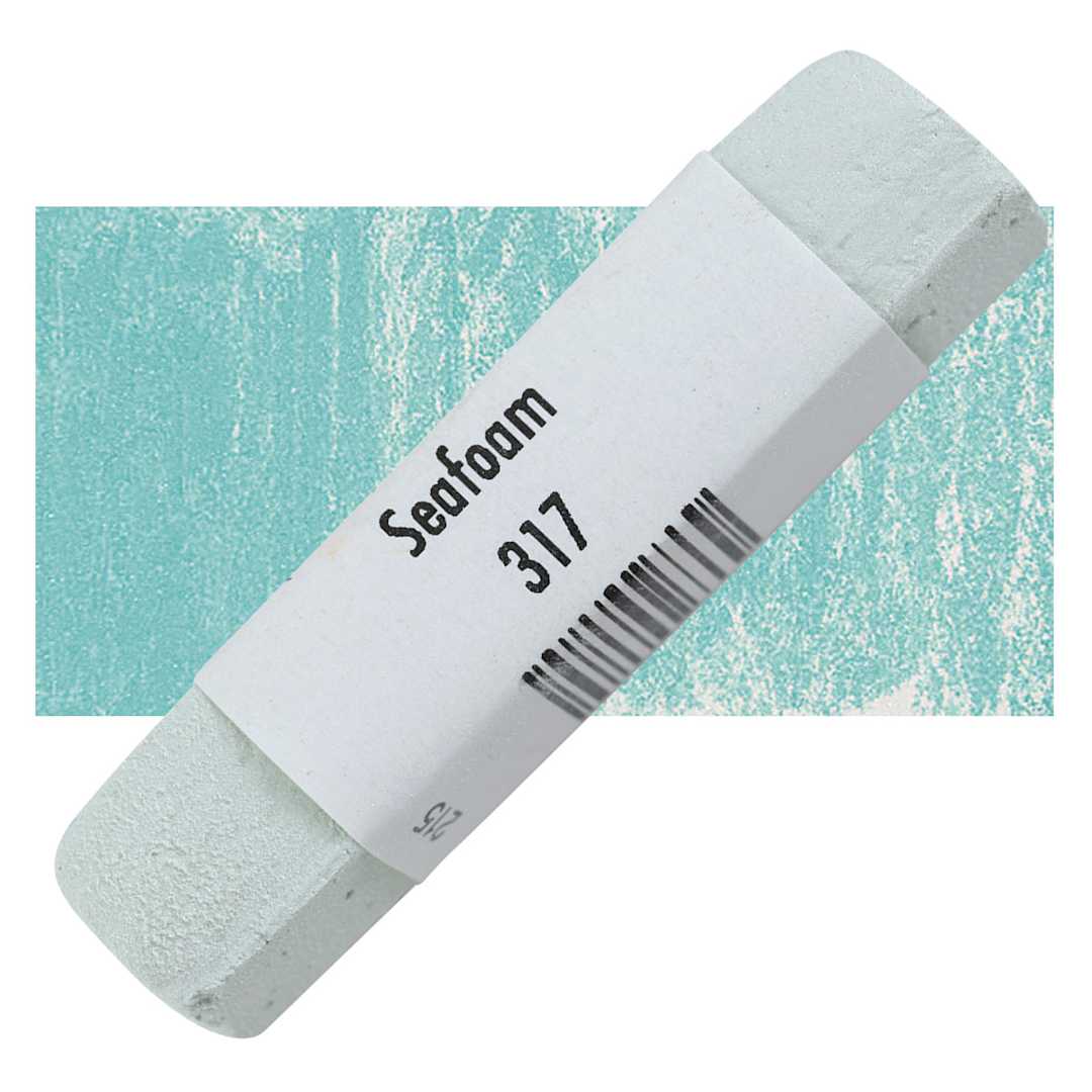 Open in modal - Great American Handmade Pastel - Pearlescent Seafoam, 317 pastel and swatch