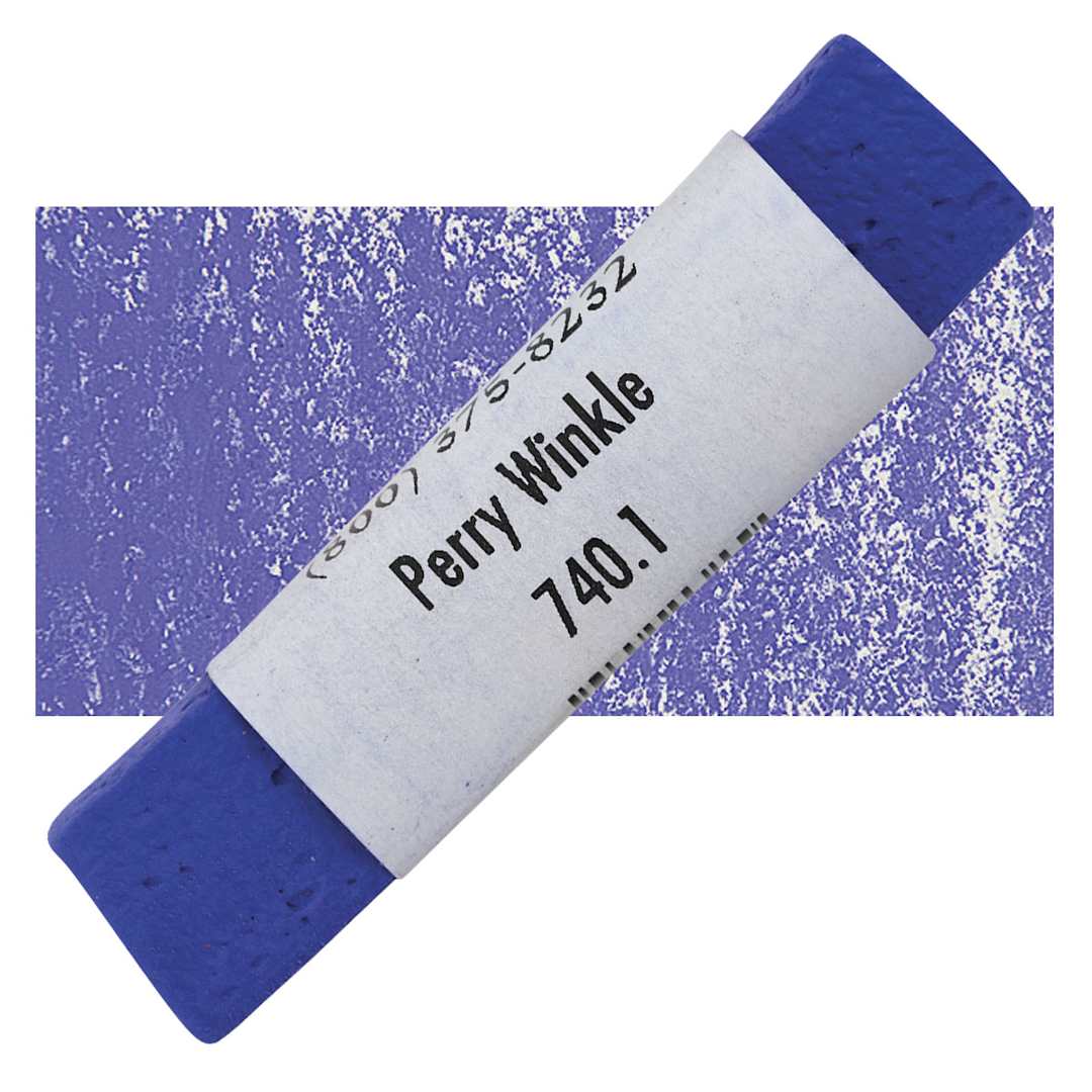 Open in modal - Great American Handmade Pastel - Perry Winkle 1, 740.1 pastel and swatch