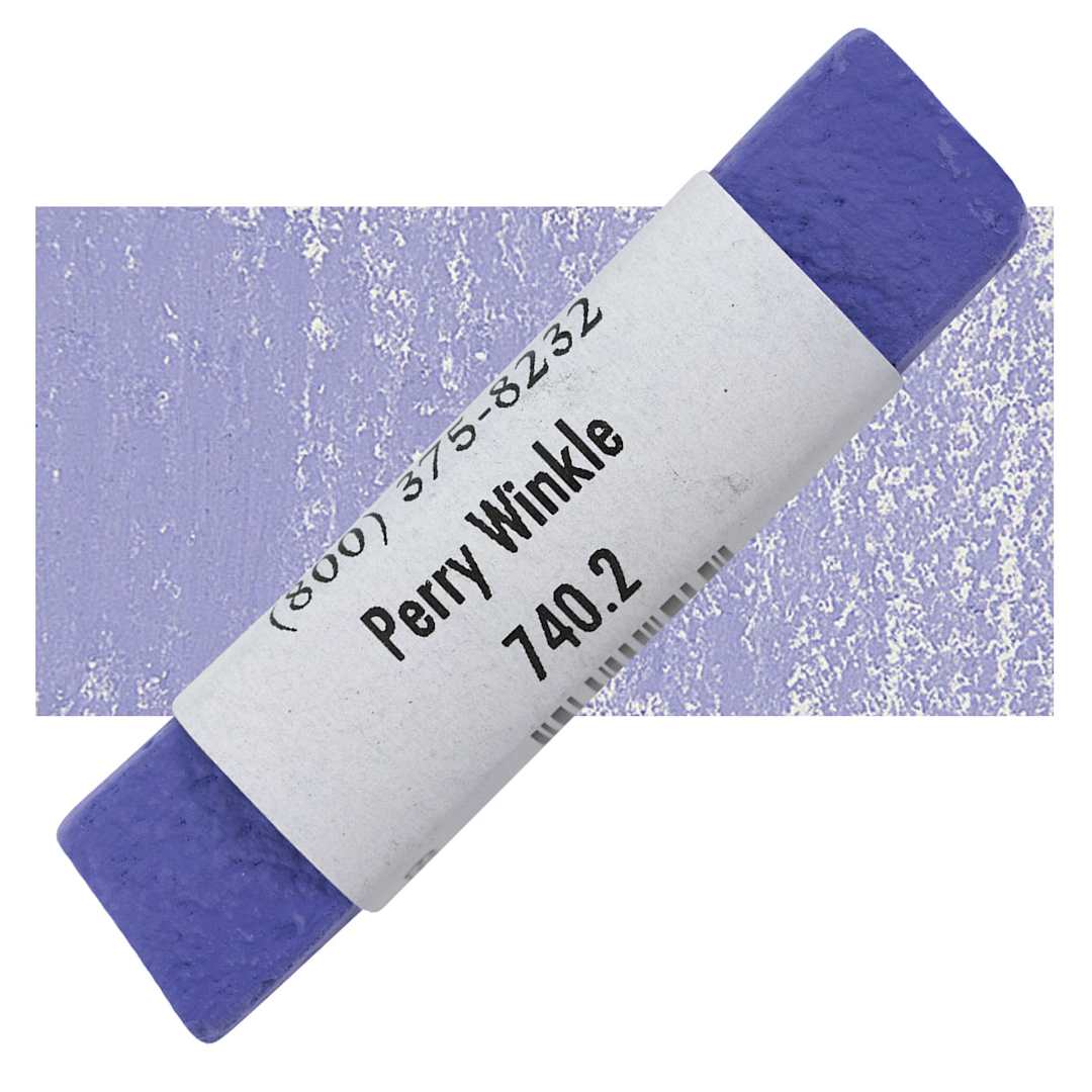 Open in modal - Great American Handmade Pastel - Perry Winkle 2, 740.2 pastel and swatch