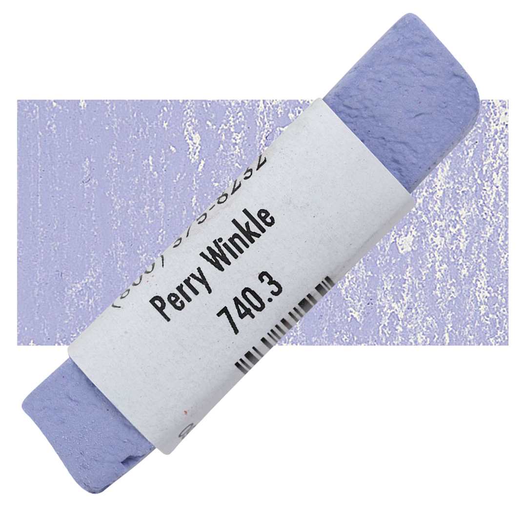 Open in modal - Great American Handmade Pastel - Perry Winkle 3, 740.3 pastel and swatch