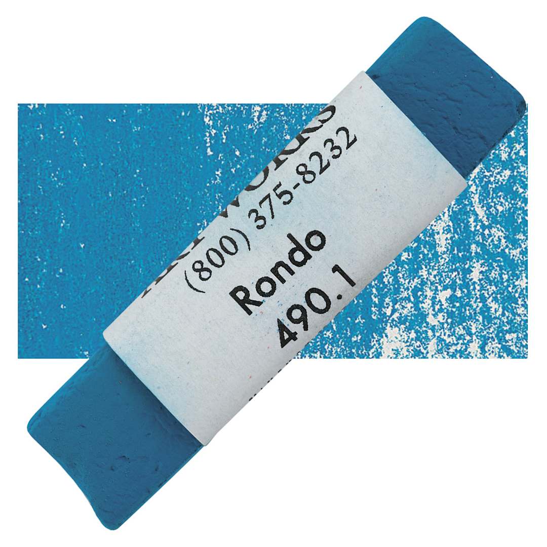 Open in modal - Great American Handmade Pastel - Rondo 1, 490.1 pastel and swatch