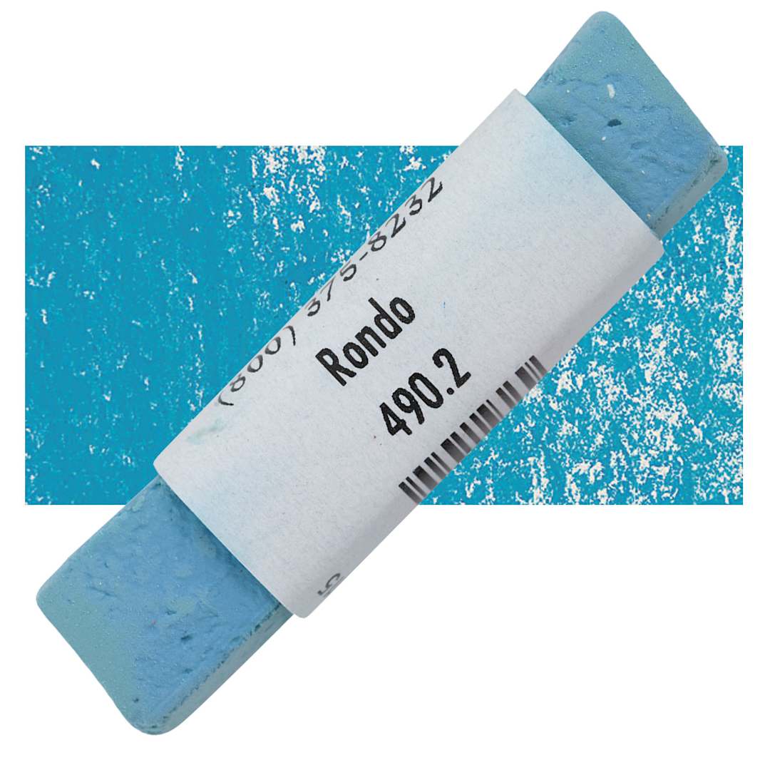 Open in modal - Great American Handmade Pastel - Rondo 2, 490.2 pastel and swatch