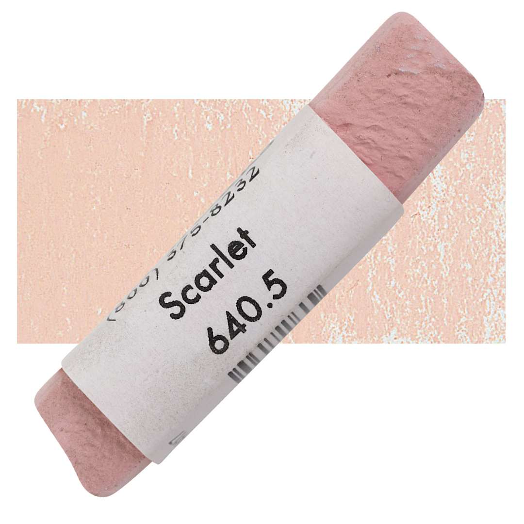 Open in modal - Great American Handmade Pastel - Scarlet 5, 640.5 pastel and swatch