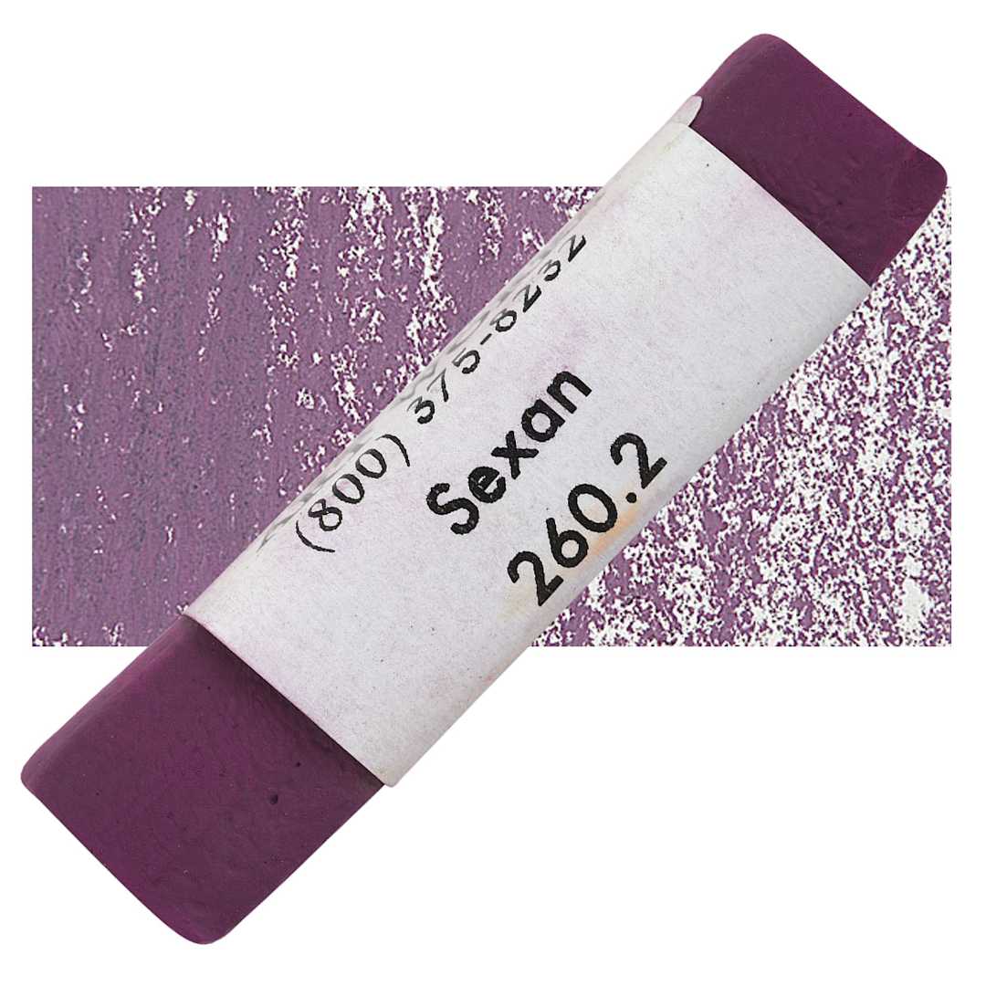 Open in modal - Great American Handmade Pastel - Sexan 2, 260.2 pastel and swatch