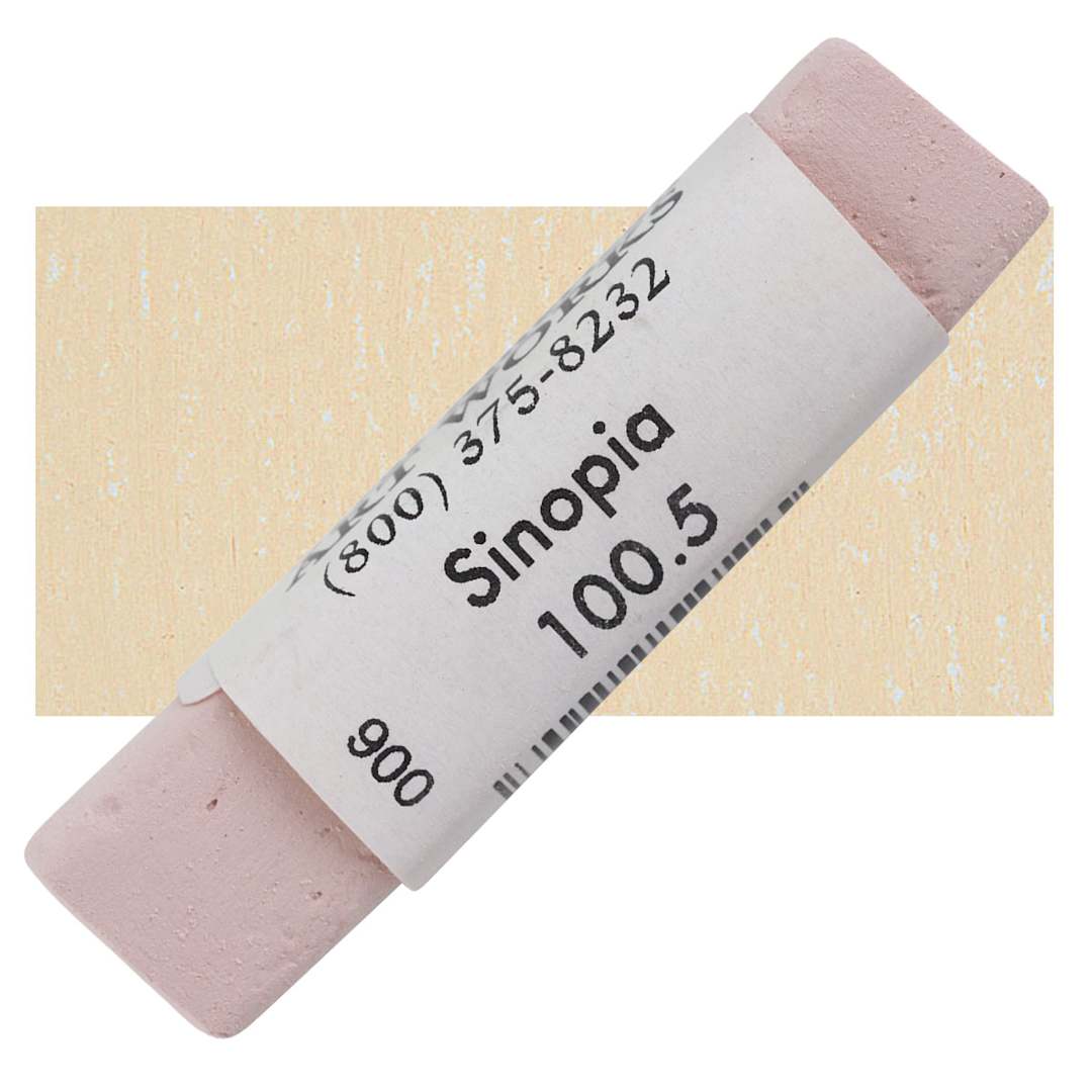 Open in modal - Great American Handmade Pastel - Sinopia 5, 100.5 pastel and swatch