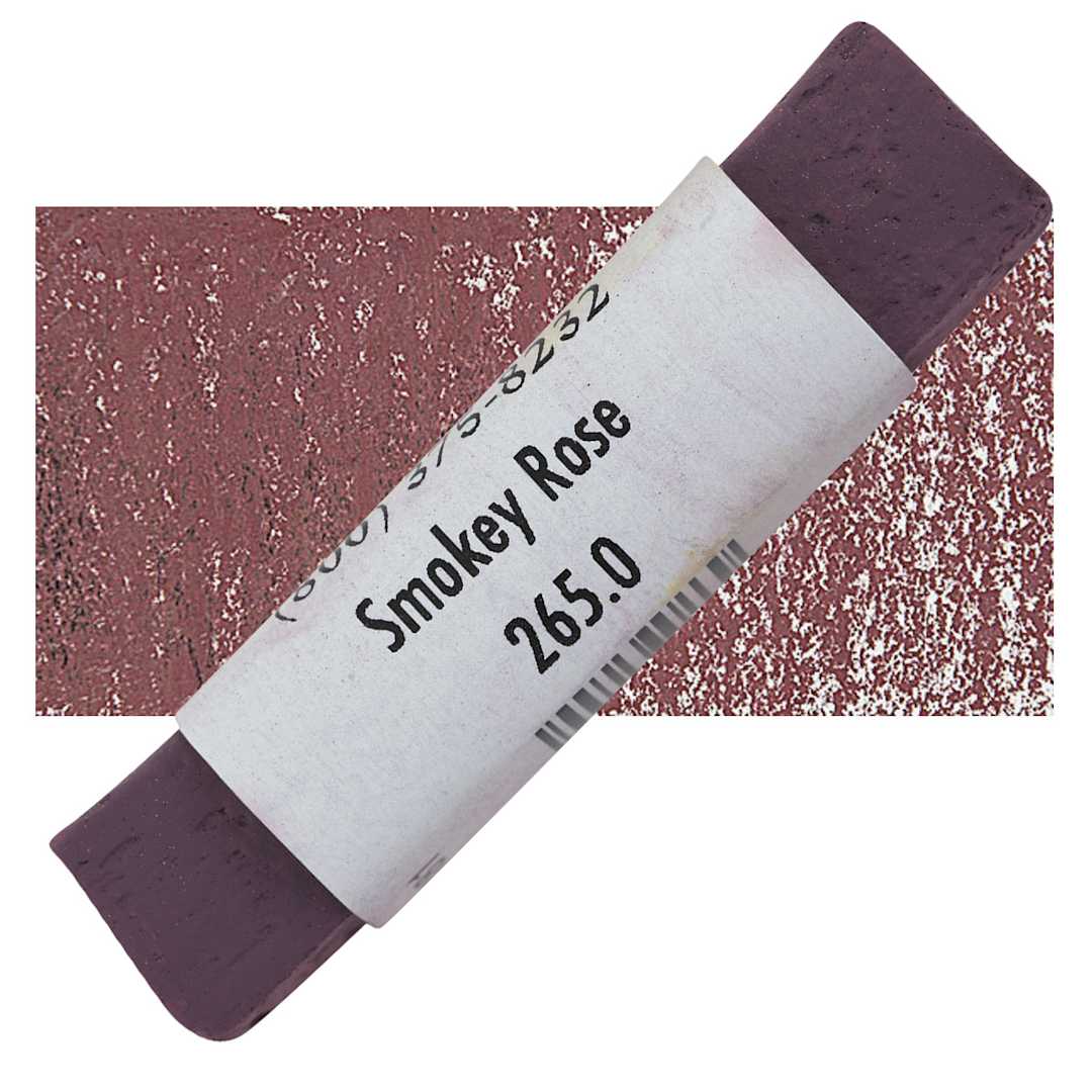 Open in modal - Great American Handmade Pastel - Smokey Rose 0, 265.0 pastel and swatch