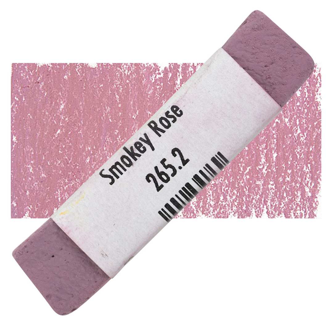 Open in modal - Great American Handmade Pastel - Smokey Rose 2, 265.2 pastel and swatch