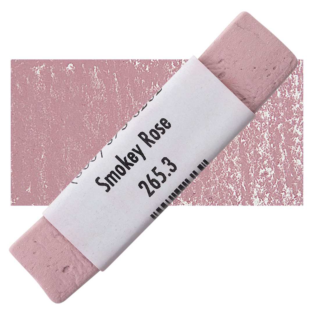 Open in modal - Great American Handmade Pastel - Smokey Rose 3, 265.3 pastel and swatch