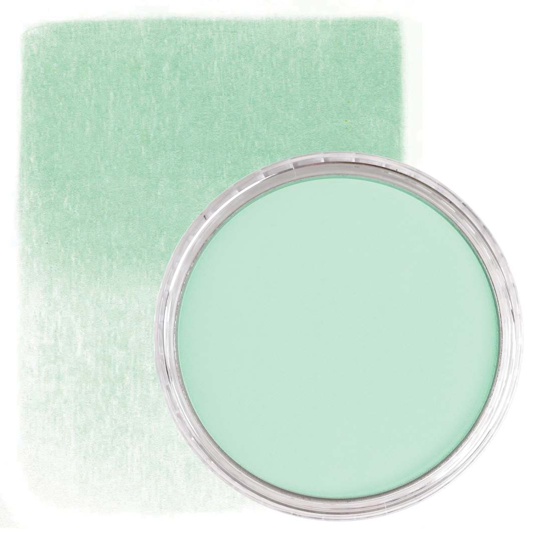 Open in modal - PanPastel Artists’ Painting Pastel - Pearlescent Green, 956.5, pan and swatch