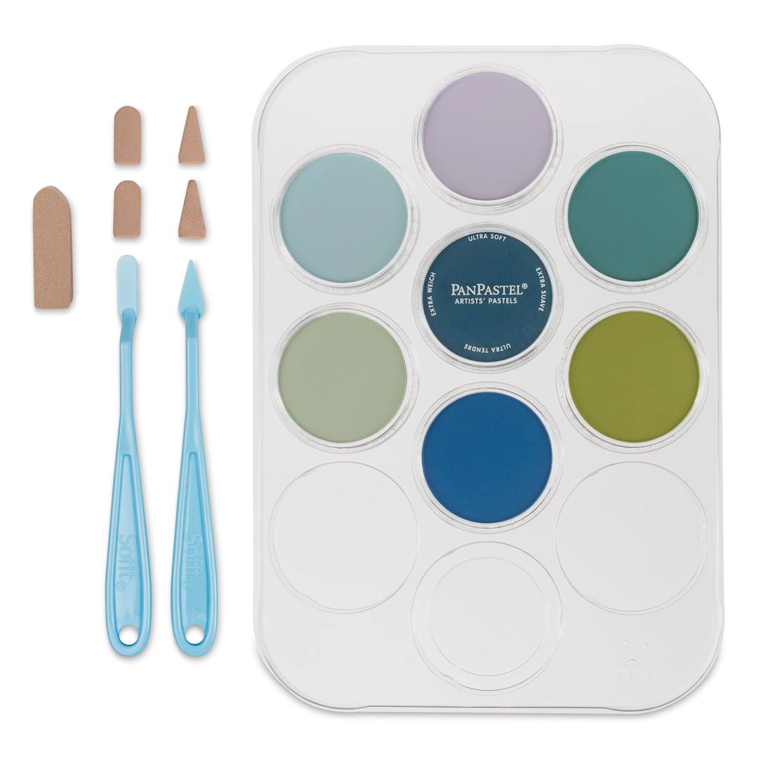 Open in modal - PanPastel Artists' Painting Pastels Set - Susan Tierney’s Flower Coloring Kit No. 2, Set of 7 - out of packaging