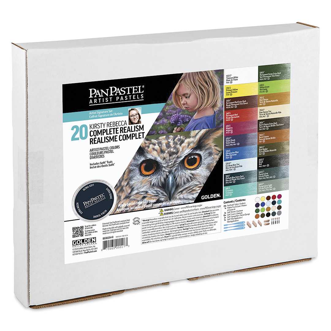Open in modal - PanPastel Artists' Painting Pastels Set - Kirsty Rebecca General Realism, Set of 20, packaging