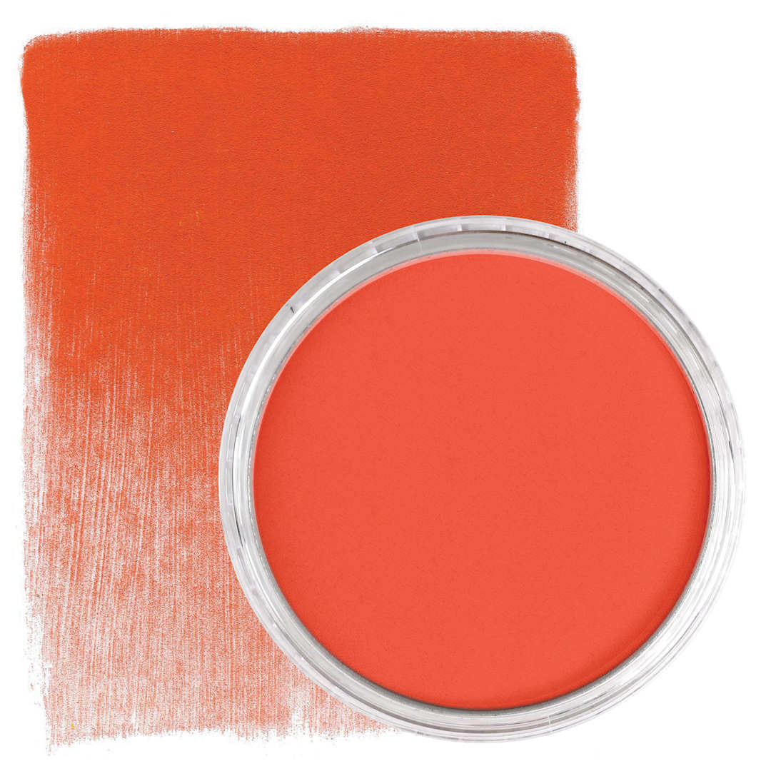 Open in modal - PanPastel Artist Painting Pastel - Vermilion, 310.5, pan and swatch