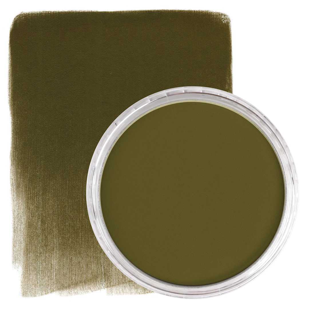 Open in modal - PanPastel Artists’ Painting Pastel - Yellow Oxide Extra Dark, 270.1, pan and swatch