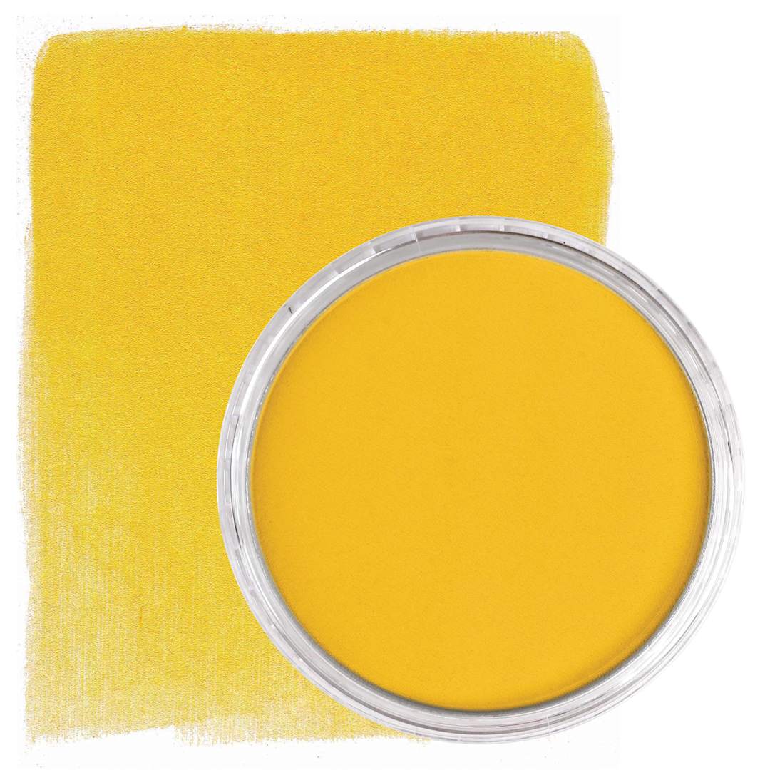Open in modal - PanPastel Artists’ Painting Pastel - Diarylide Yellow, 250.5, swatch and pan