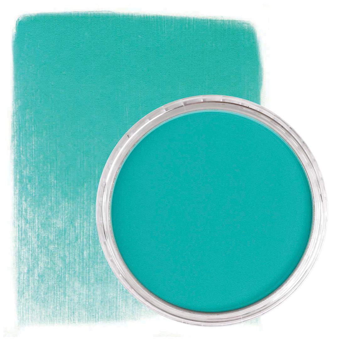 Open in modal - PanPastel Artists’ Painting Pastel - Turquoise, 580.5, pan and swatch