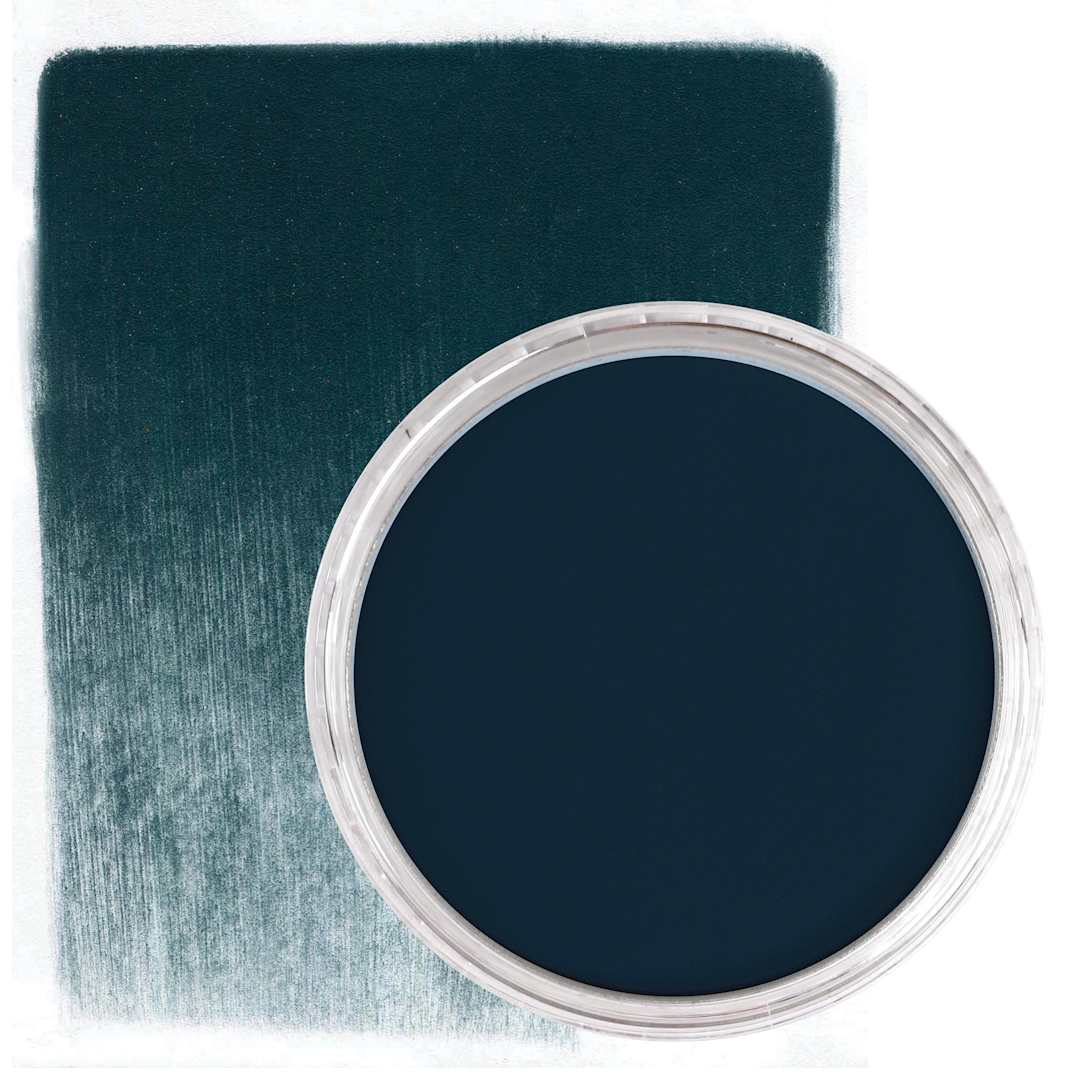 Open in modal - PanPastel Artists’ Painting Pastel - Phthalo Blue Extra Dark, 560.1, pan and swatch