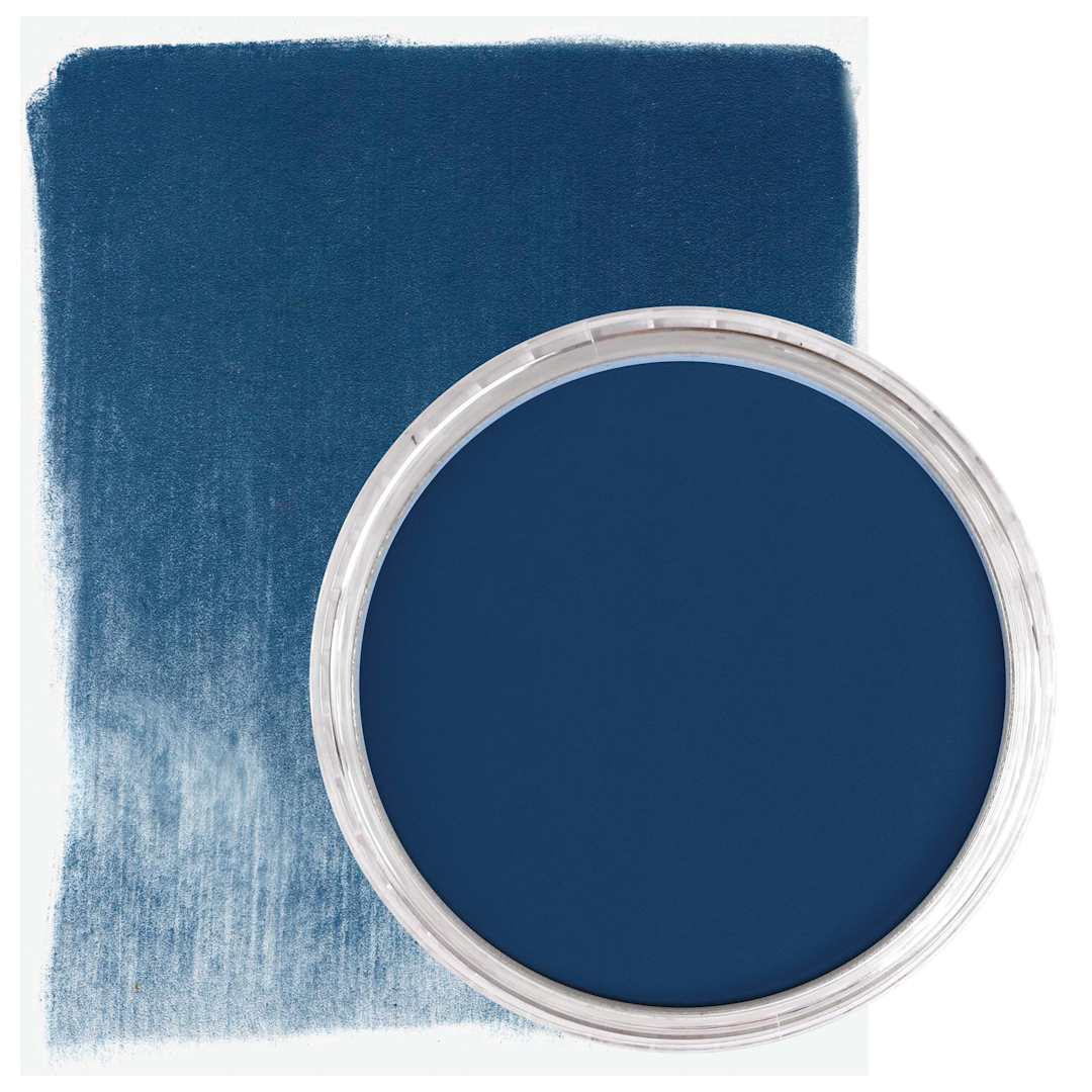 Open in modal - PanPastel Artists’ Painting Pastel - Ultramarine Blue Shade, 520.3, pan and swatch