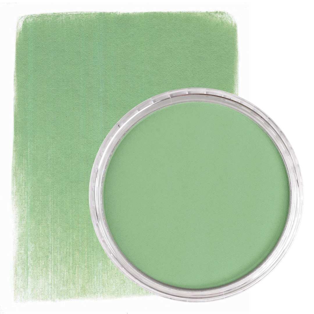 Open in modal - PanPastel Artist Painting Pastel - Chromium Oxide Green Light, 660.7, swatch and pan