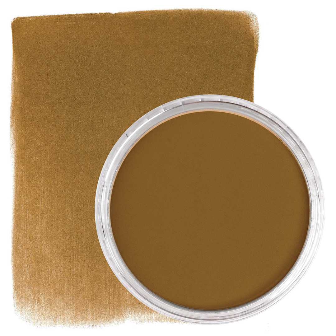 Open in modal - PanPastel Artist Painting Pastel - Raw Sienna Shade, 710.3, pan and swatch