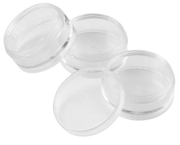 Open in modal - PanPastel Palette Storage Jars - Set of 3 Empty Jars with 1 lid shown