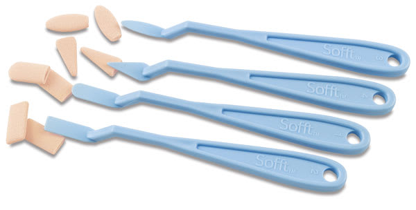 Open in modal - PanPastels Sofft Knives and Covers - Knives & Covers Set, 4 Knives, 8 Covers, out of packaging