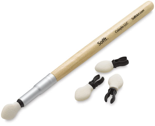 Open in modal - PanPastel Sofft Applicators and Replacement Heads - Applicator with 4 Replacement Heads