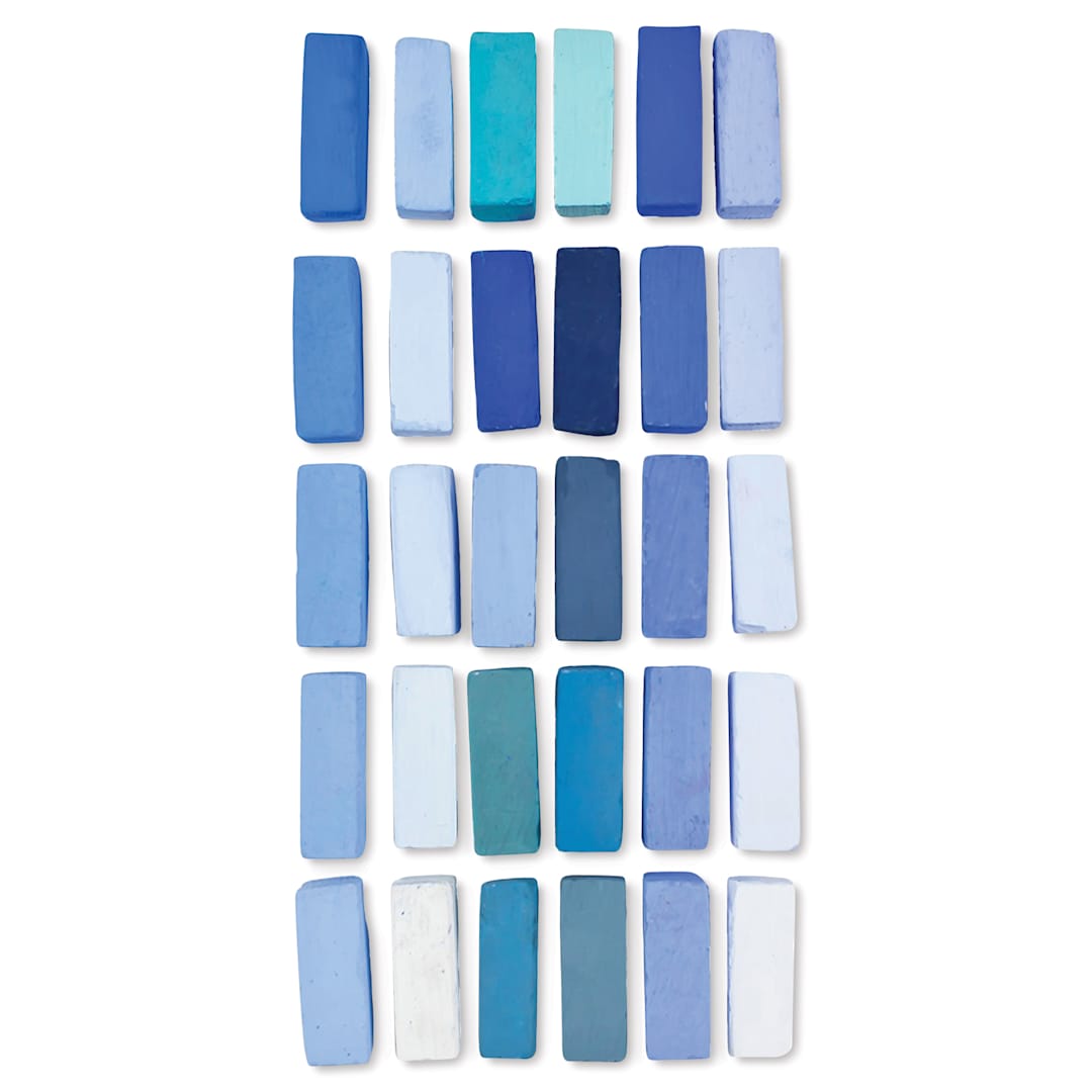 Open in modal - Terry Ludwig Pastels - Set of 30, Best of the Best Blues