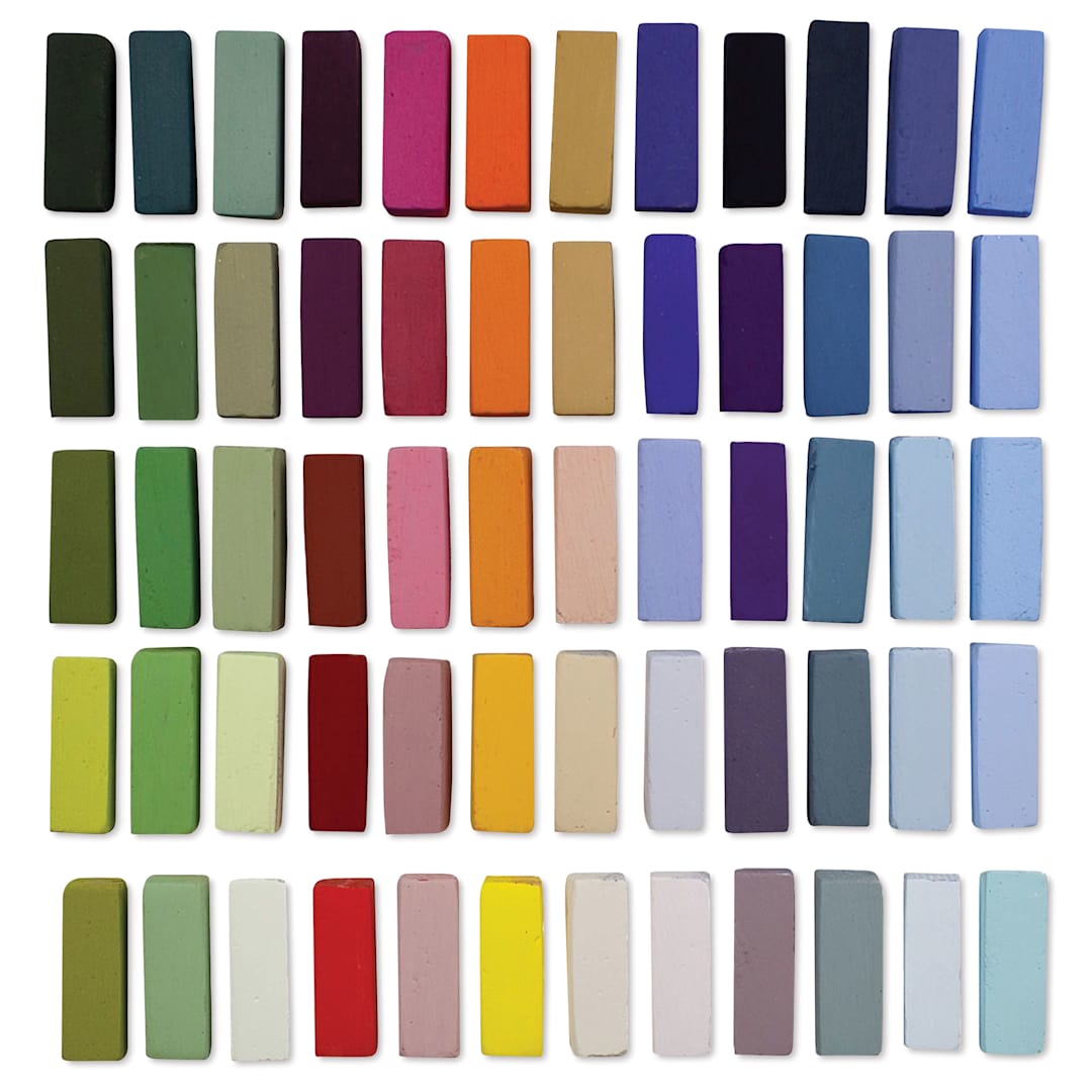 Open in modal - Terry Ludwig Pastels - Set of 60, Karen Margulis' Floral Landscape