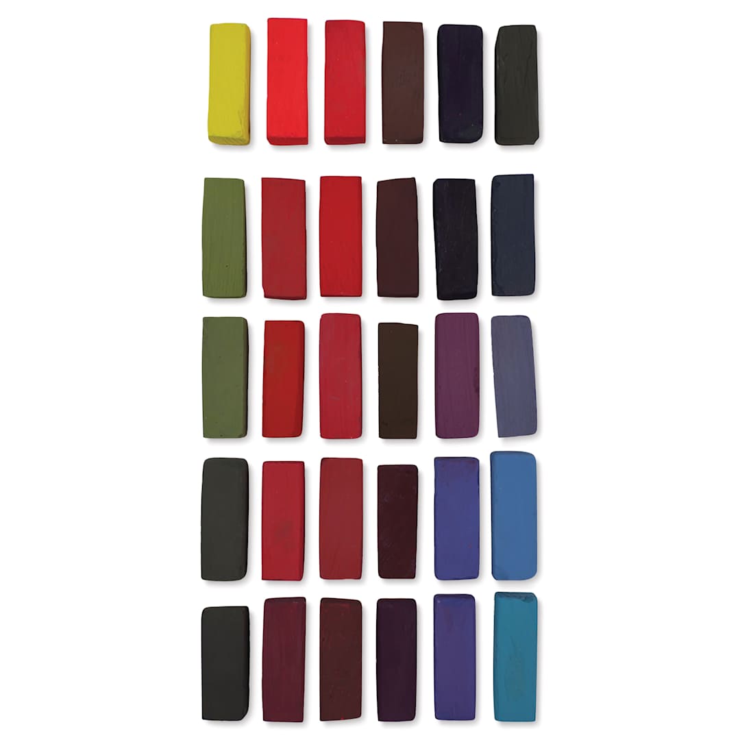 Open in modal - Terry Ludwig Pastels - Set of 30, Intense Darks I