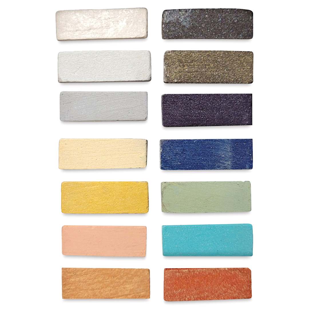 Open in modal - Terry Ludwig Pastels - Set of 14, Iridescent Elements