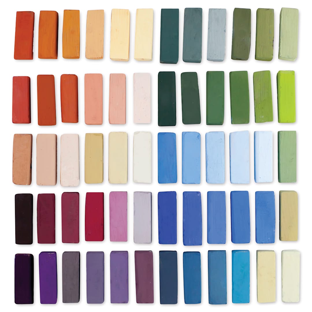 Open in modal - Terry Ludwig Pastels - Set of 60, Red Rocks Landscape