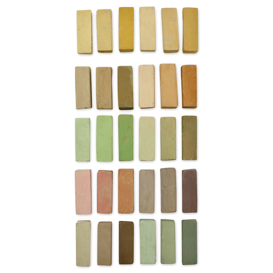 Open in modal - Terry Ludwig Pastels - Set of 30, Shades of Nature