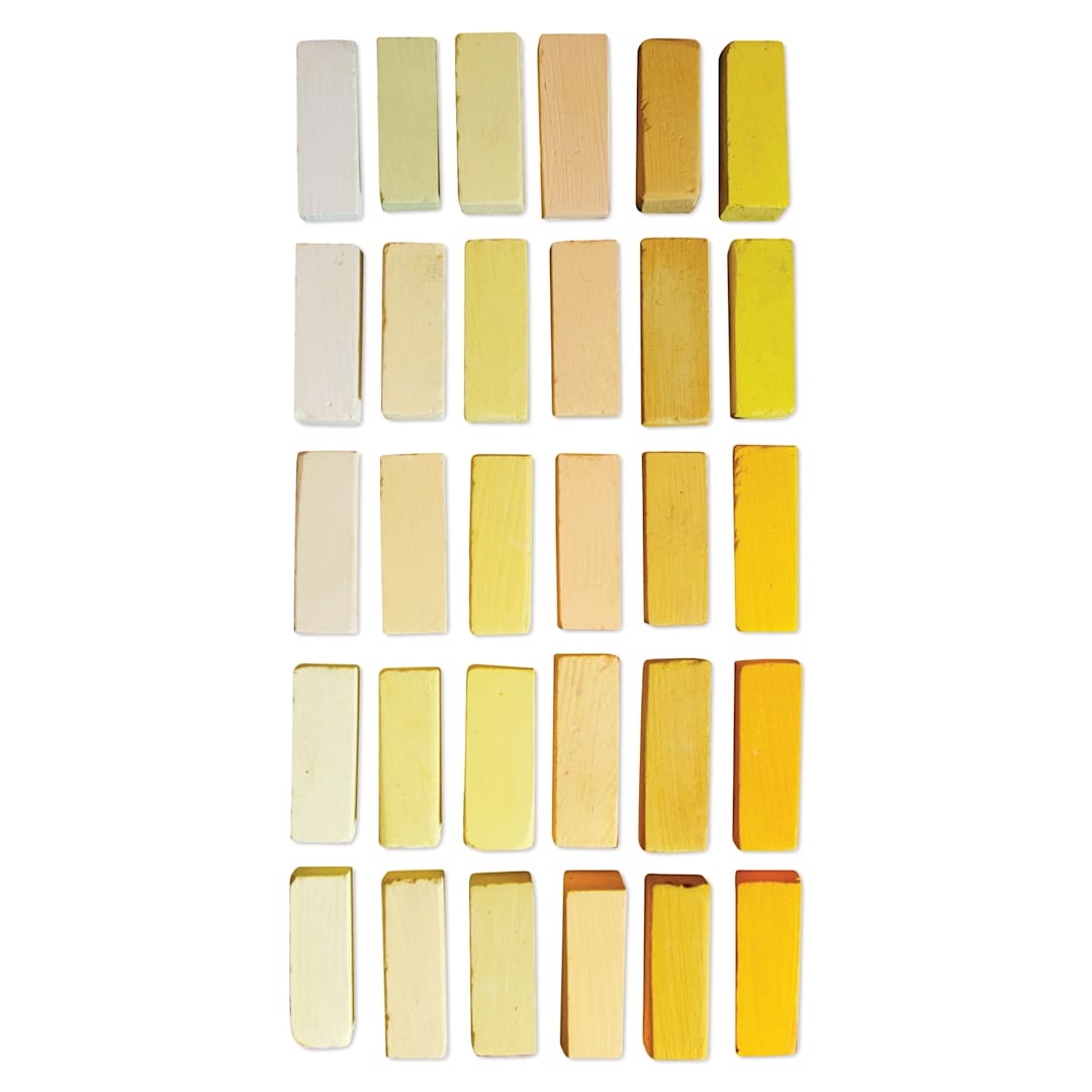 Open in modal - Terry Ludwig Pastels - Set of 30, Stunning Yellows
