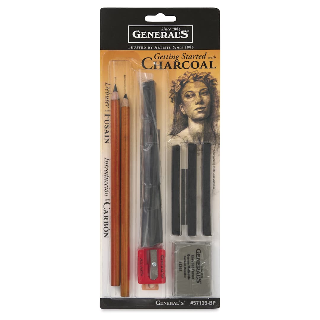 Open in modal - General's Charcoal Drawing Assortment, front of the packaging