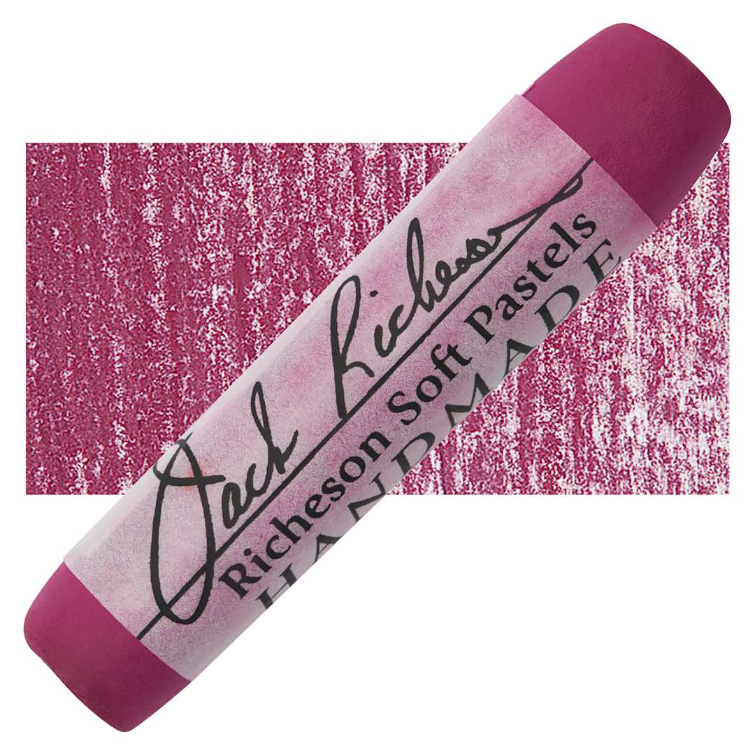 Open in modal - Richeson Handmade Soft Pastel - Red 129 pastel and swatch